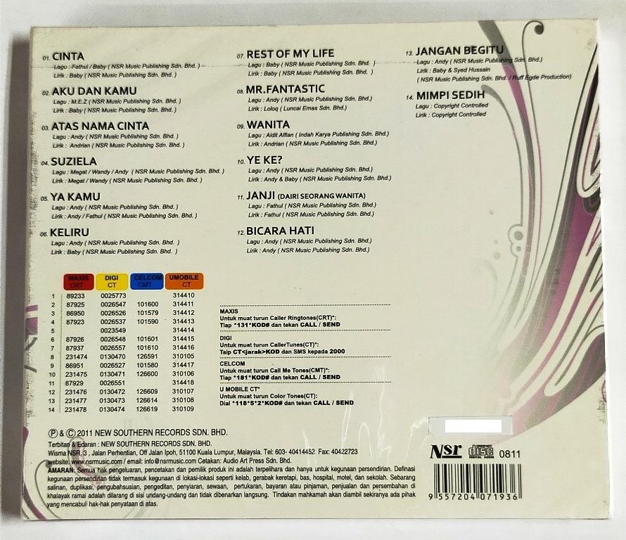 Flop Poppy Memori Hits CD Digitally Remastered 14 Kompilasi Lagu 