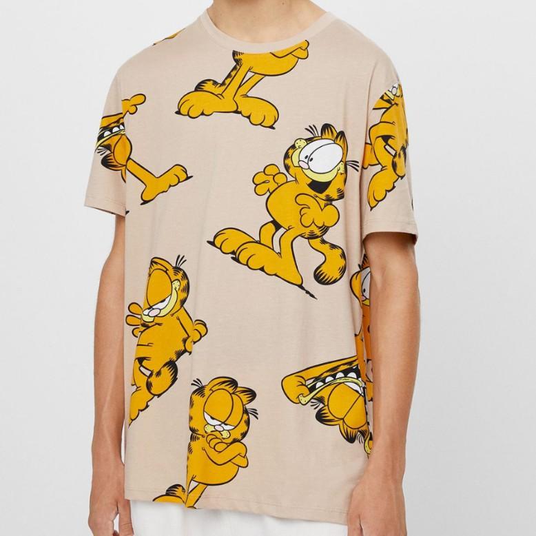 Garfield bershka t shirt outlet
