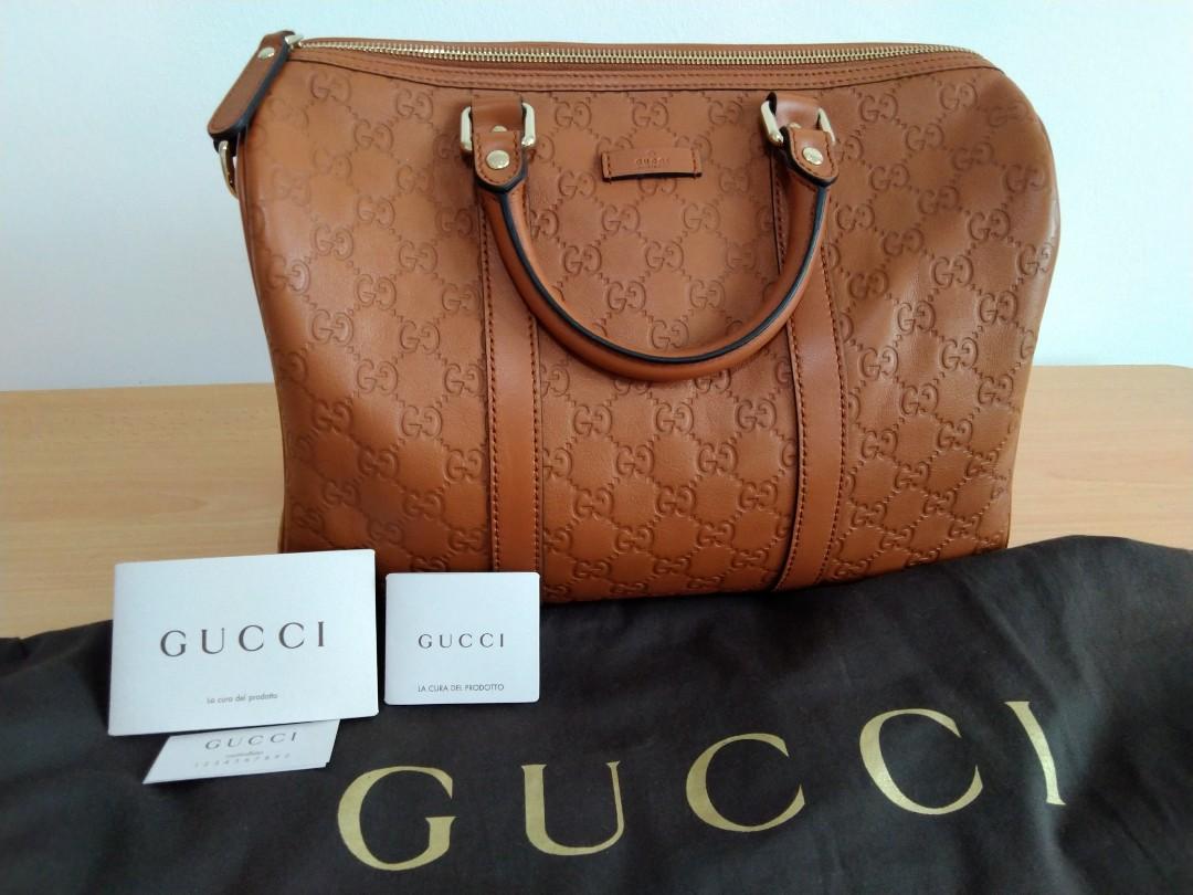 Gucci Guccissima Leather Boston bag 