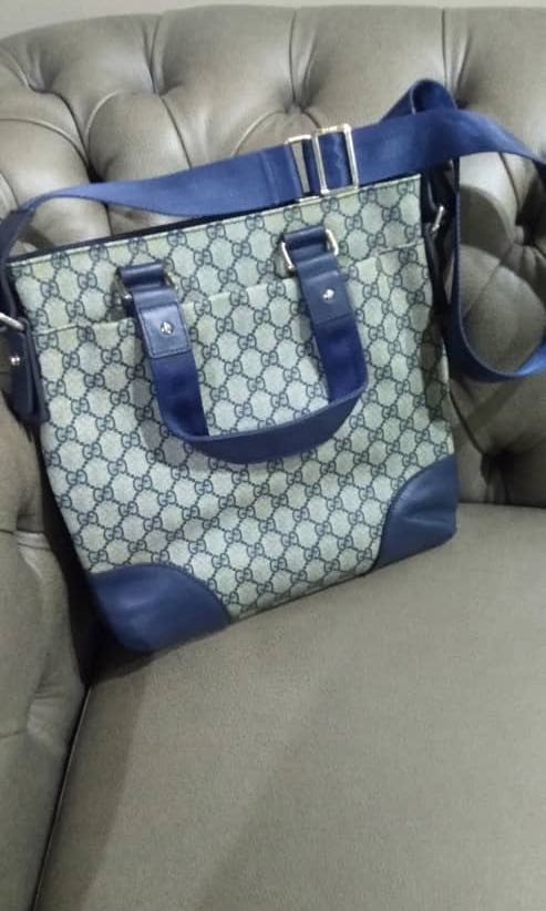 Gucci blue sale sling bag
