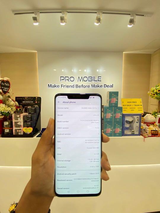 Huawei Mate 20 Pro 6 128gb Blue Full Set With Box P16714 Mobile Phones Tablets Android Phones Others On Carousell