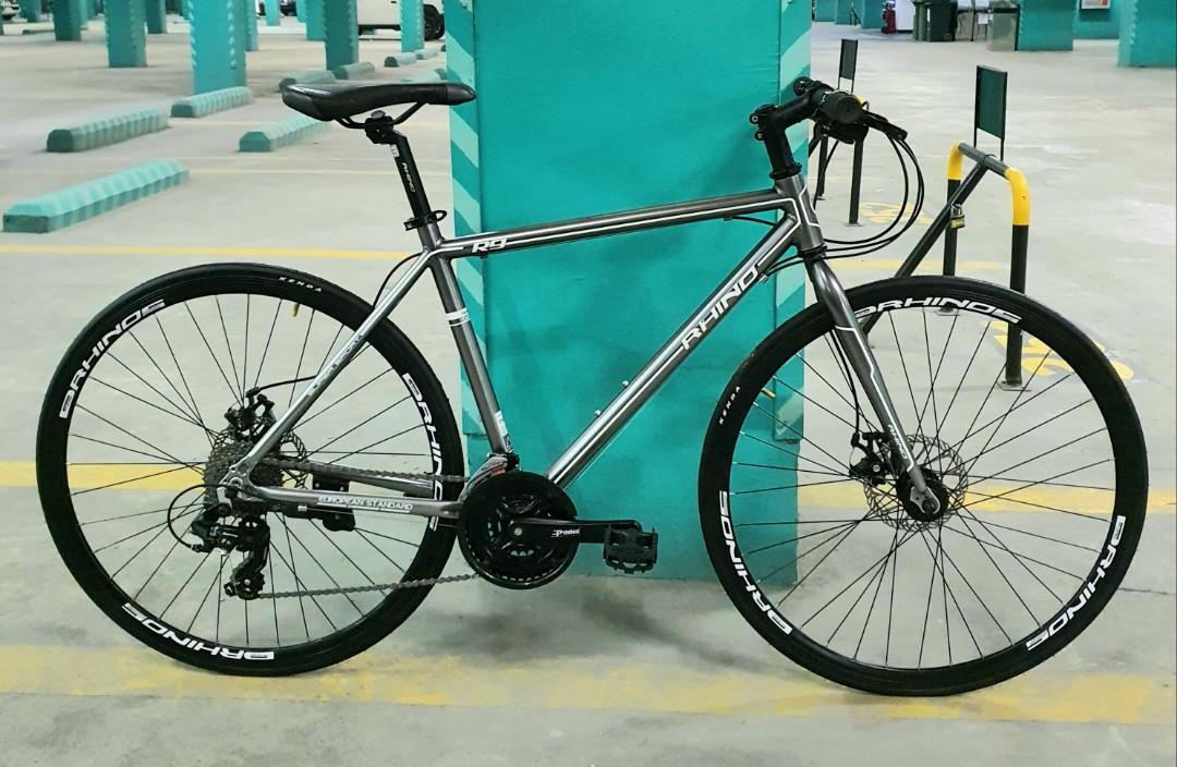 Rhino hybrid bike hot sale