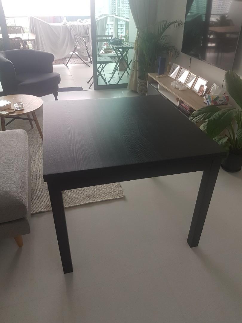 Ikea Bjusta Extendable Table Furniture Tables Chairs On Carousell