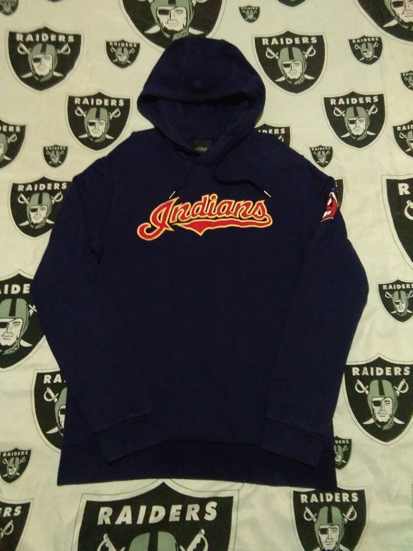 MLB Indians Hoodie Mens Fashion Tops  Sets Hoodies on Carousell