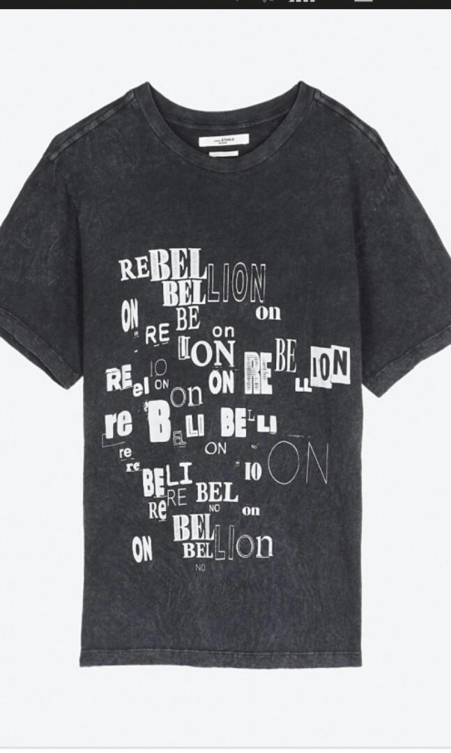 Authentic isabel marant etoile pewela rebellion tshirt size XS Women s Fashion Tops Other Tops on Carousell