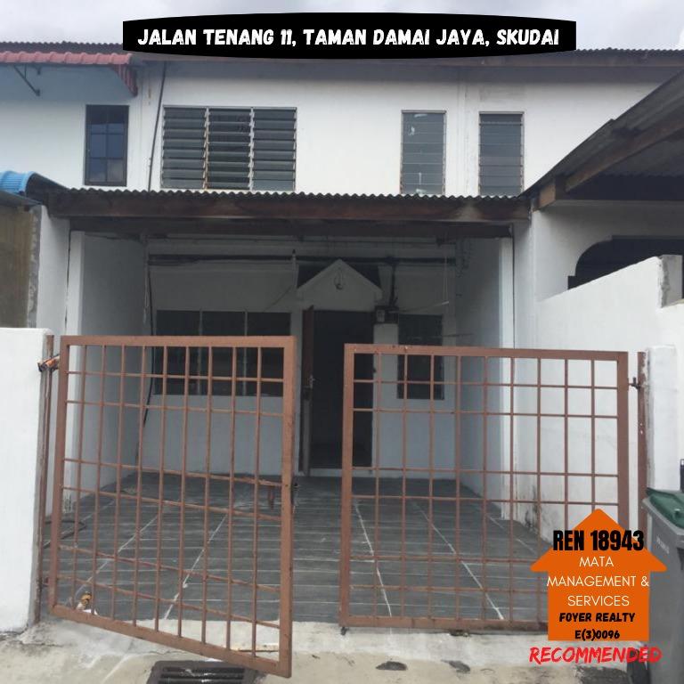 Jalan Tenang 11 Taman Damai Jaya Skudai Property For Sale On Carousell
