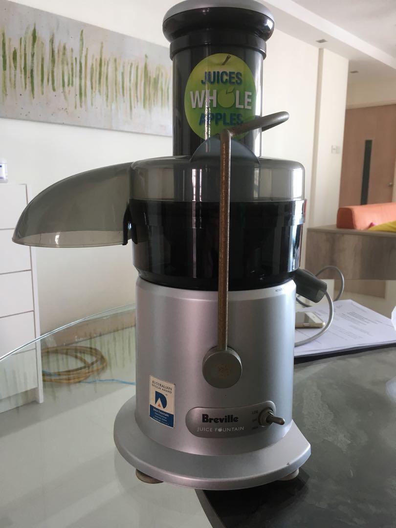 Breville JE95 Juicer TV Home Appliances Kitchen Appliances Juicers Blenders Grinders on Carousell