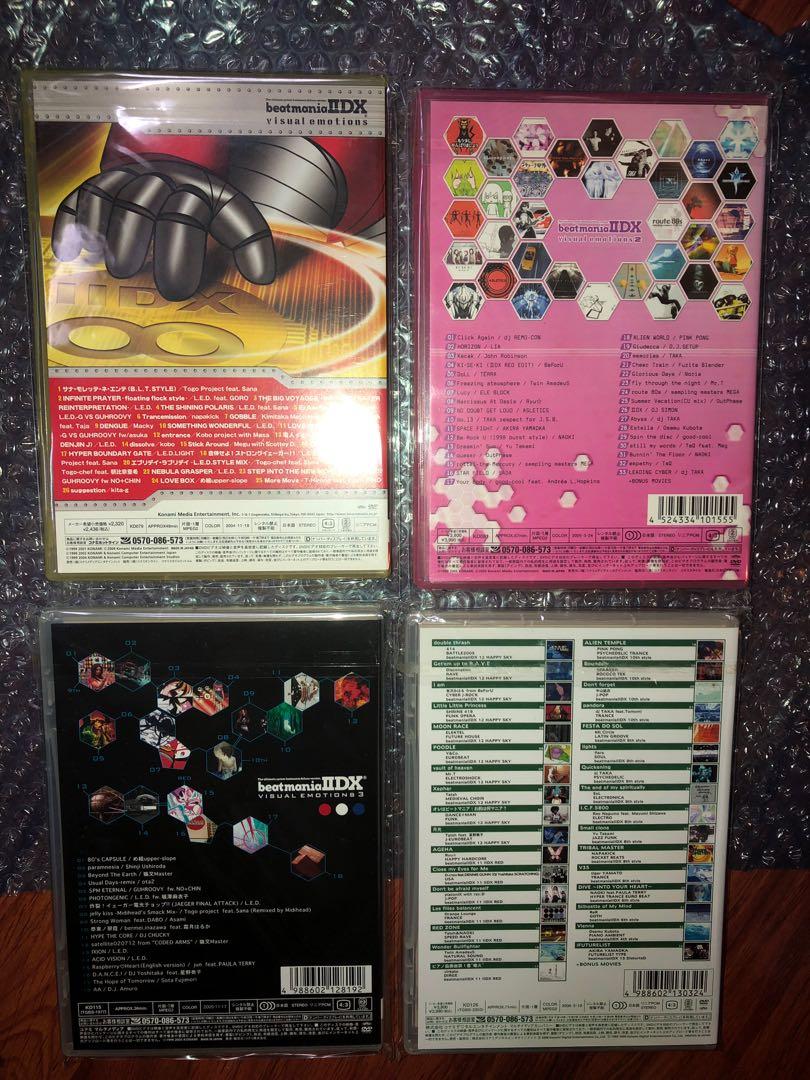 日本原裝］Konami Beatmania IIDX Visual Emotions 1-8 [DVD], 電子