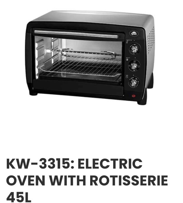 Kyowa Electric Oven 45L , TV & Home Appliances, Kitchen Appliances