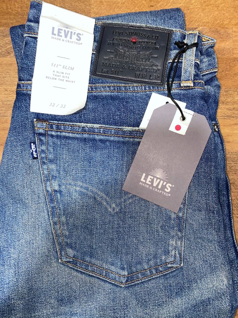 Levis 511 selvedge made in japan kepala kain, Men's Fashion, Bottoms, Jeans  on Carousell