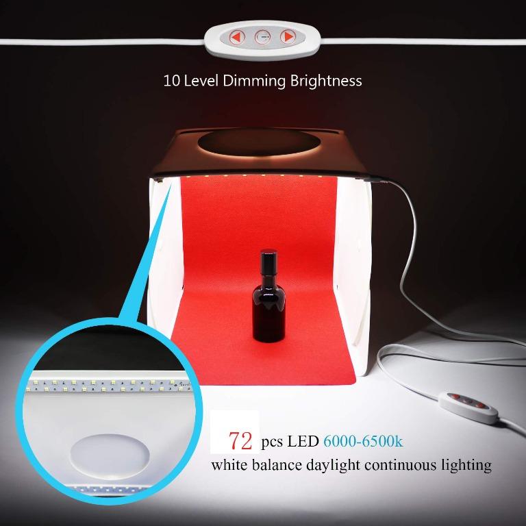 LED Light box Photoshoot Product Shoot Foldable Light Box Photo Studio