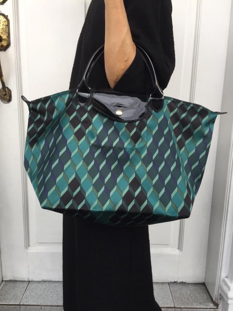 Longchamp clearance printed tote