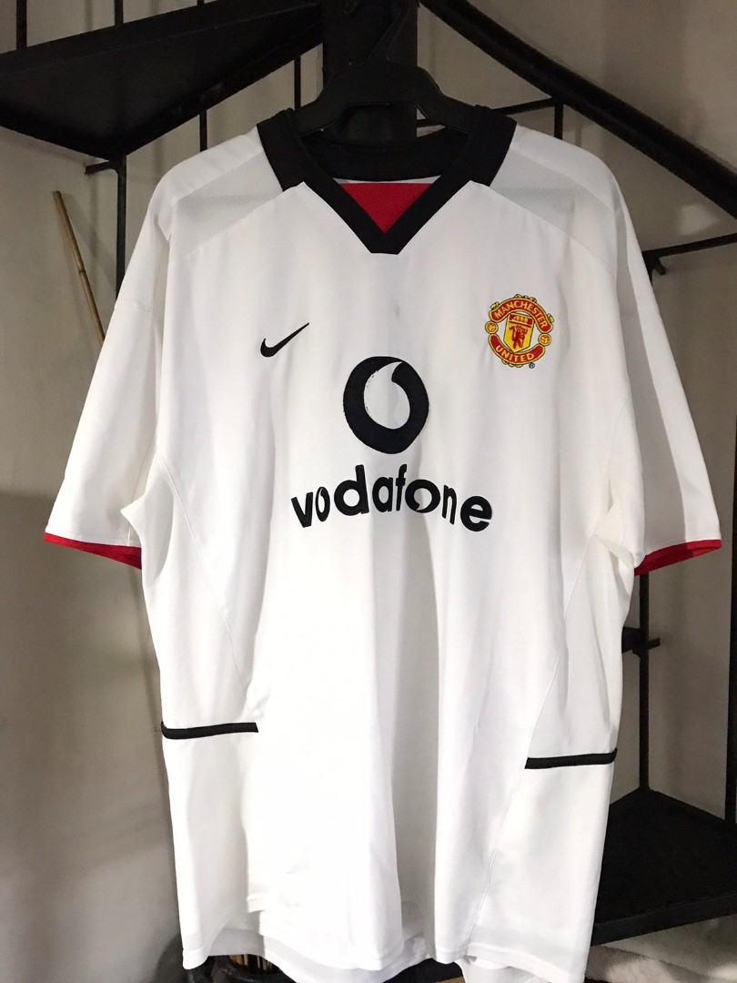 Manchester United Football Jersey 02 03 Away Men S Fashion Clothes Tops On Carousell