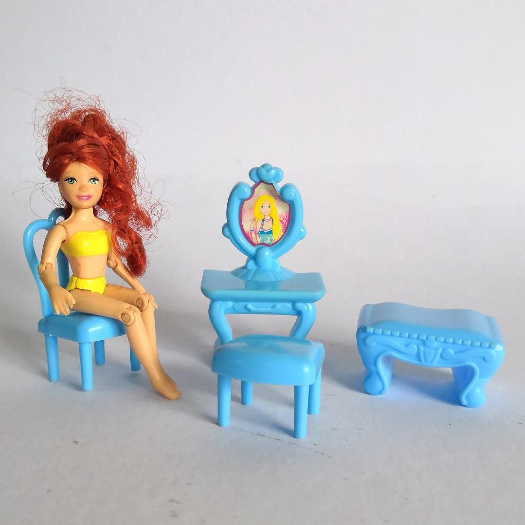 polly pocket red hair
