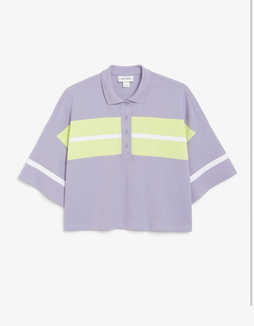 capitalism Grave dizzy Monki Cropped Polo Shirt, Women's Fashion, Clothes, Tops on Carousell
