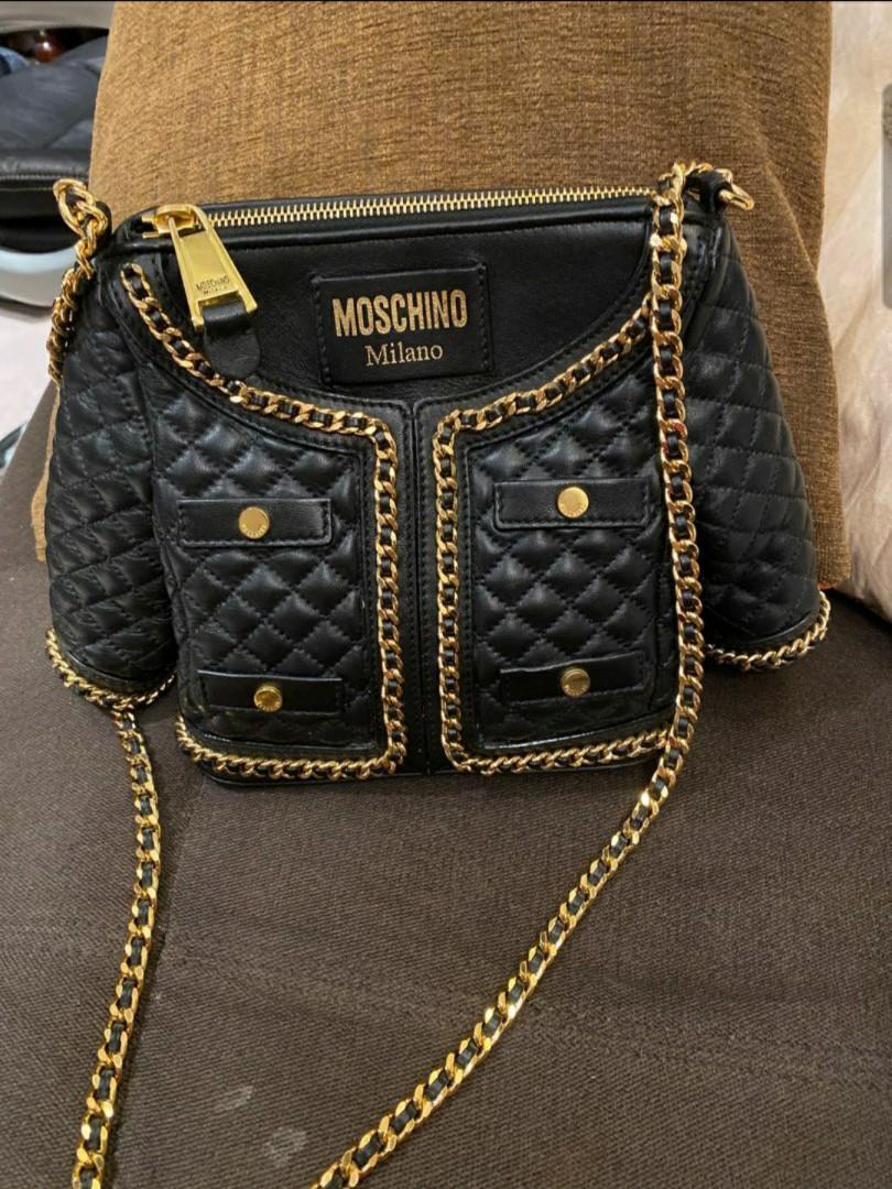 Moschino biker jacket bag, Luxury, Bags & Wallets, Handbags on Carousell
