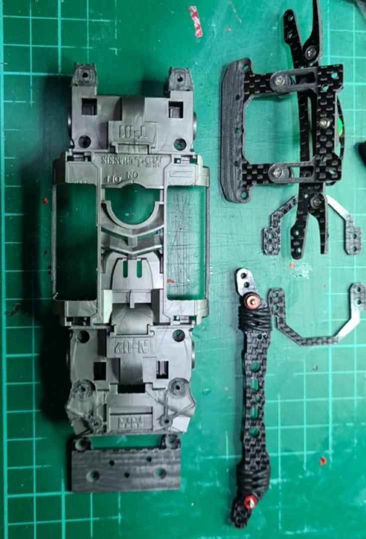 MS Suspension Chassis Set (Front AT Whale, Rear Anchor) Tamiya Mini 4WD