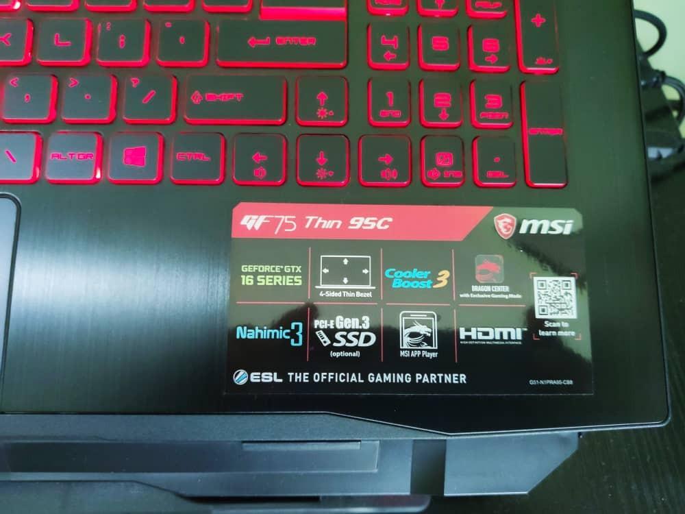 Msi Gf75 Thin 9sc Electronics Computers Laptops On Carousell