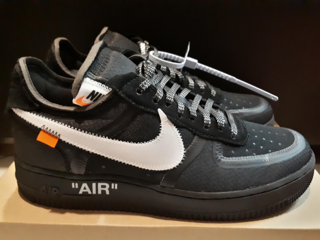 Nike Air Force 1 Low OFF WHITE Black White Men s Fashion