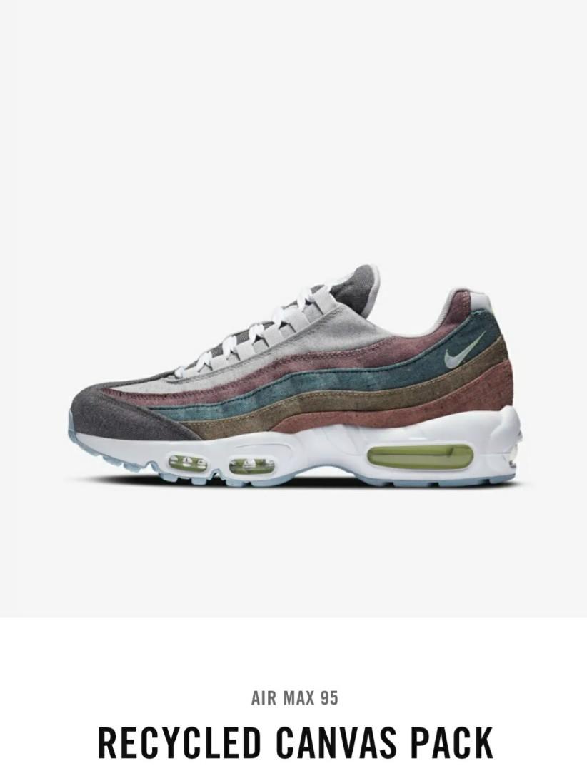 Air max 95 recycled canvas on feet clearance