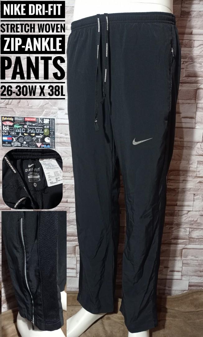 Nike Boys Dry Dri-Fit Fleece Training Pants Grey Black Size L (849401-065)  | eBay