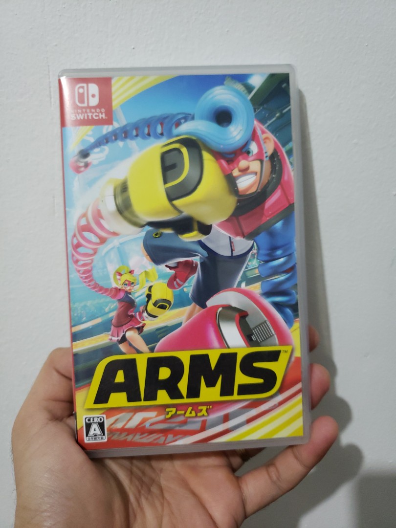 nintendo switch with arms