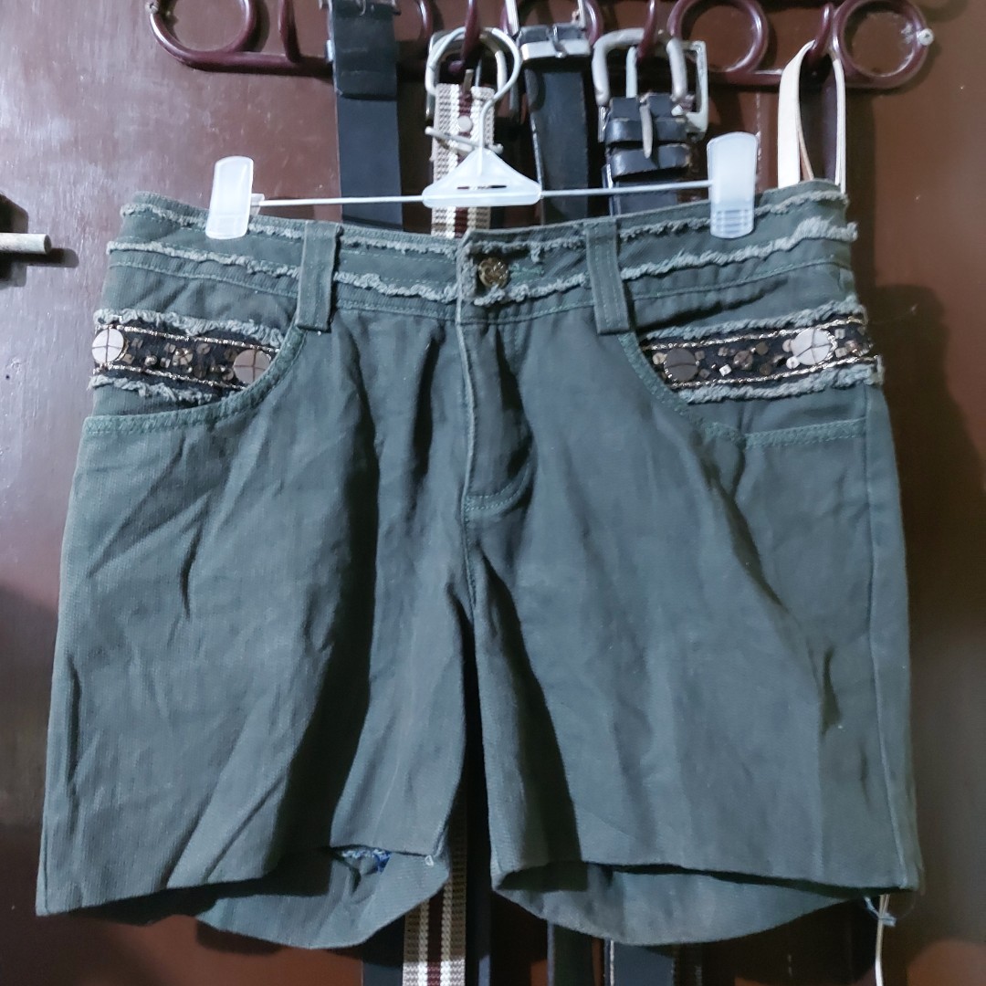 olive jean shorts