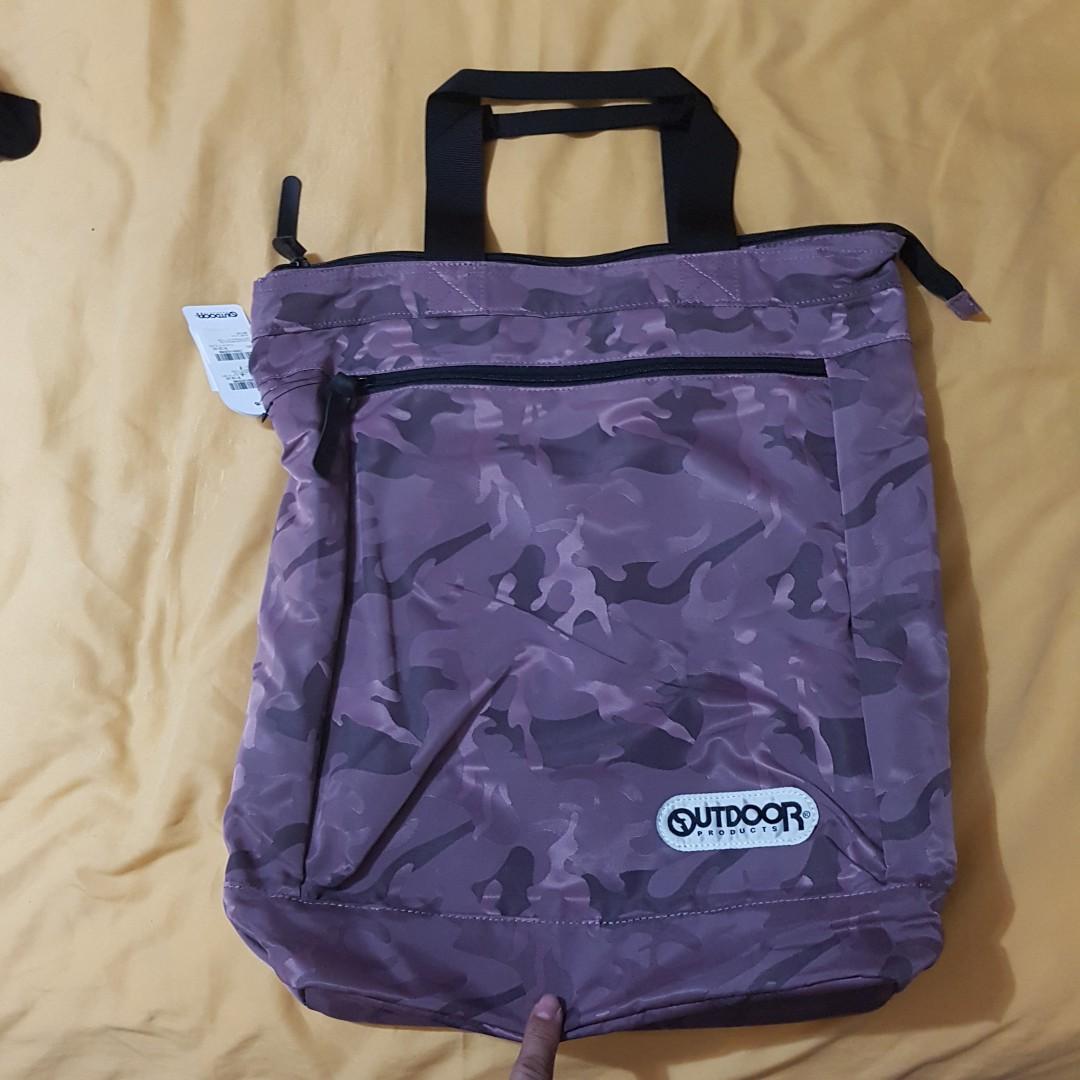 purple laptop tote