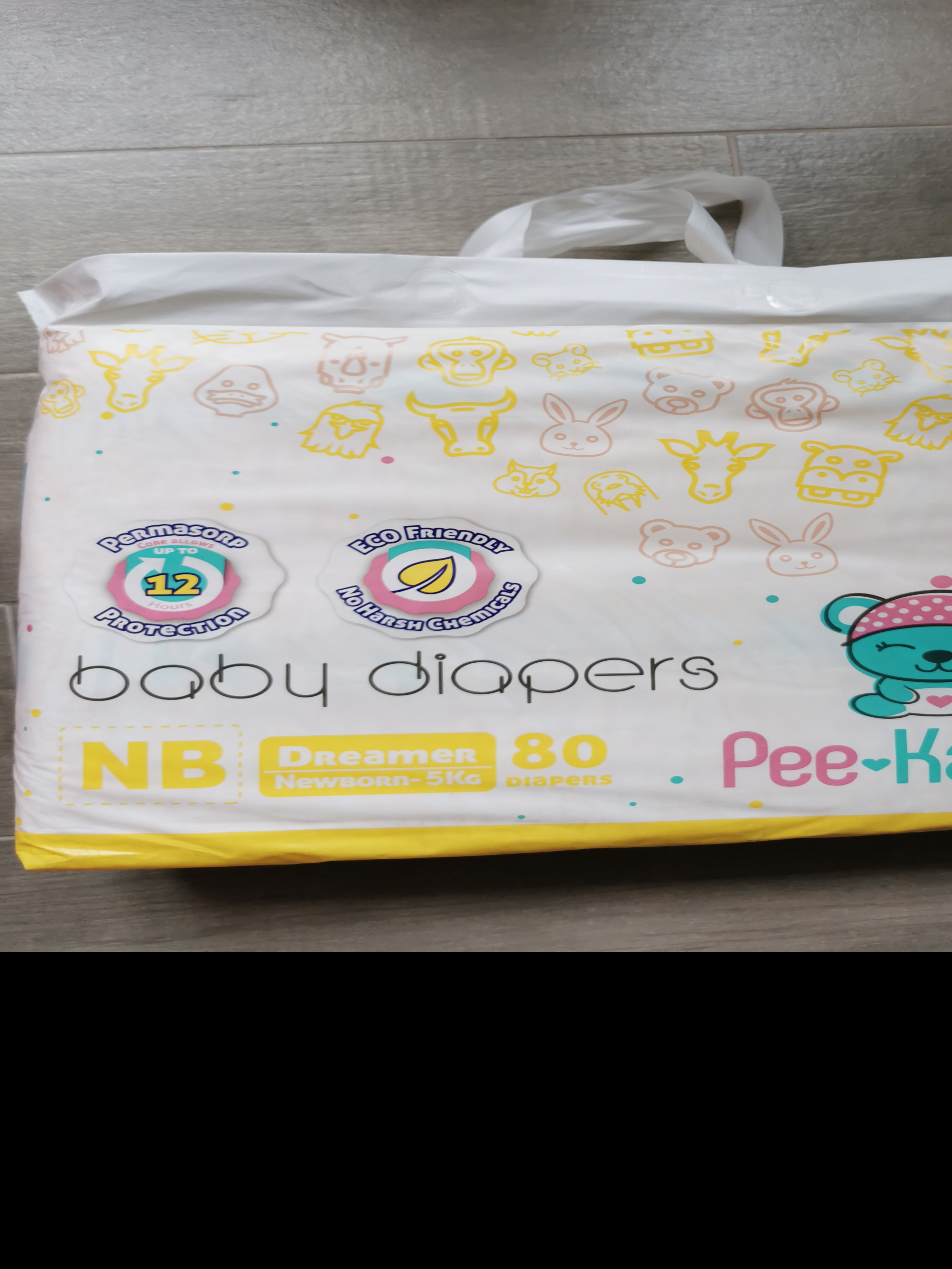 Pee ka boo newborn diapers, Babies & Kids, Bathing & Changing, Diapers ...