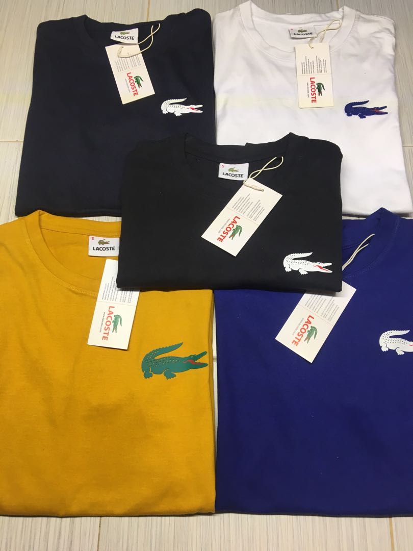 plain t shirt with small logo