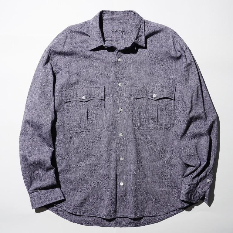 Porter Classic ROLL UP SHIJIRA STRIPE SHIRT, 男裝, 外套及戶外衣服