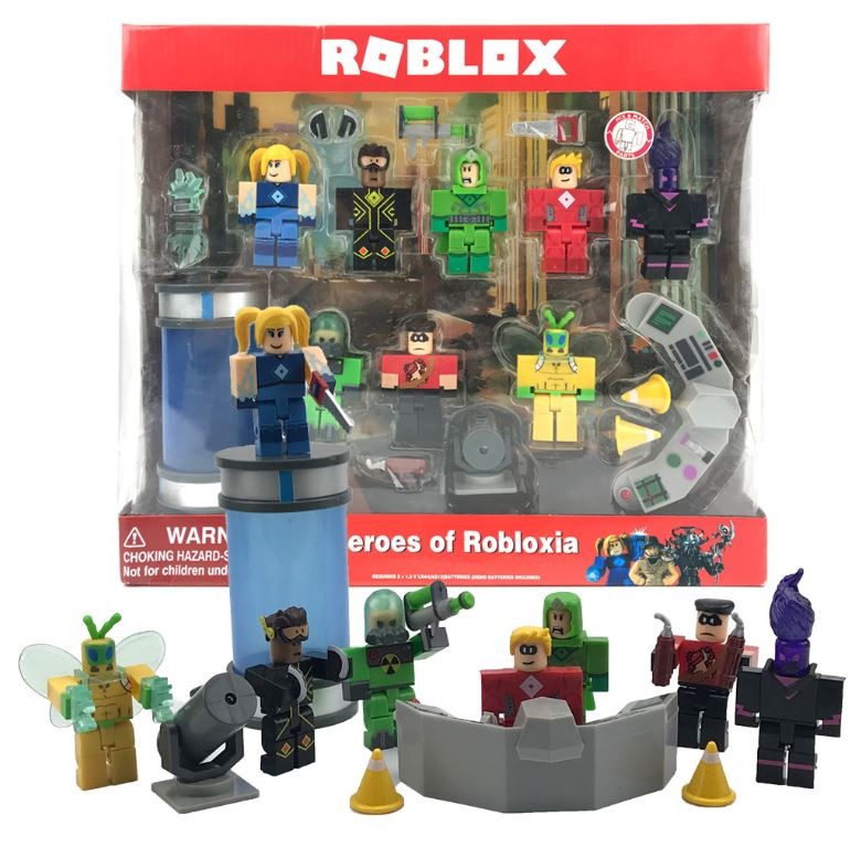 Roblox - Figuras 7cm Avatar Shop - Rainbow Robloxian Raver - Focos