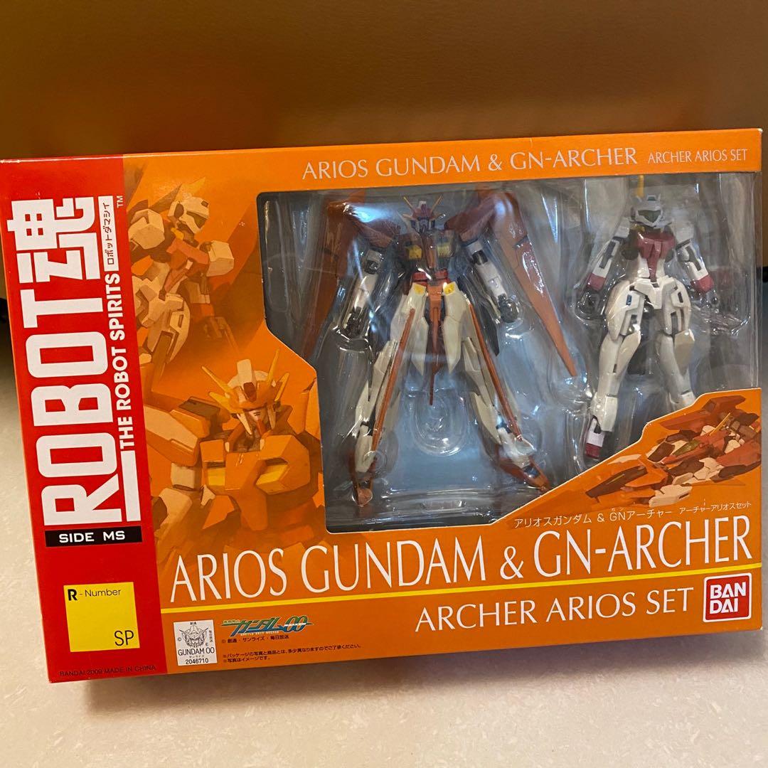 Robot 魂Gundam 00 Arios gundam u0026 Gn-archer Archer Arios set