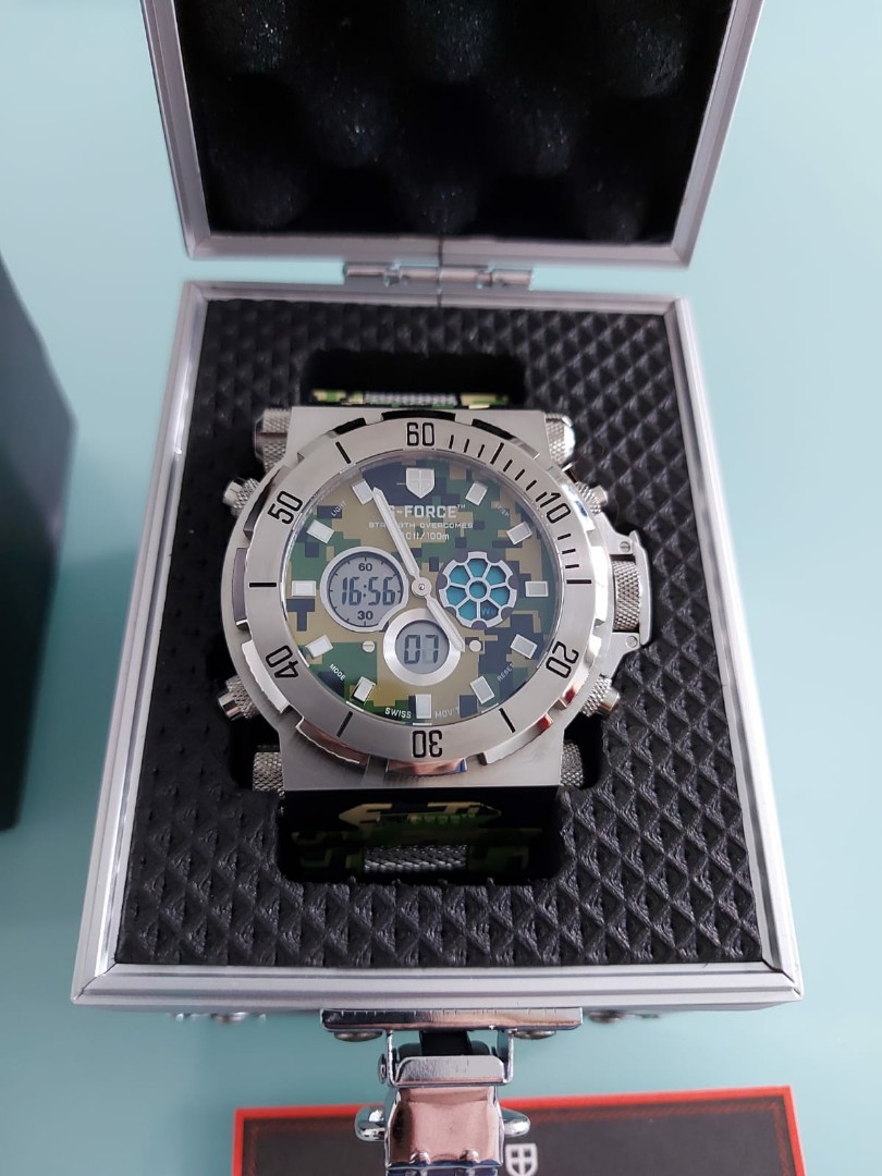 S Force Camo Watch ( Special), Luxury, Watches on Carousell