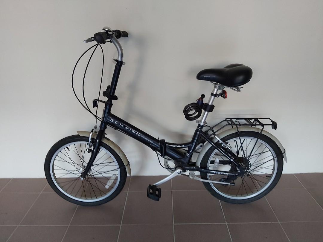 schwinn world folding bike