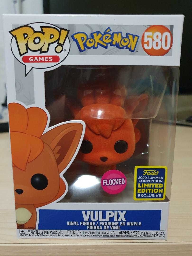 flocked vulpix funko