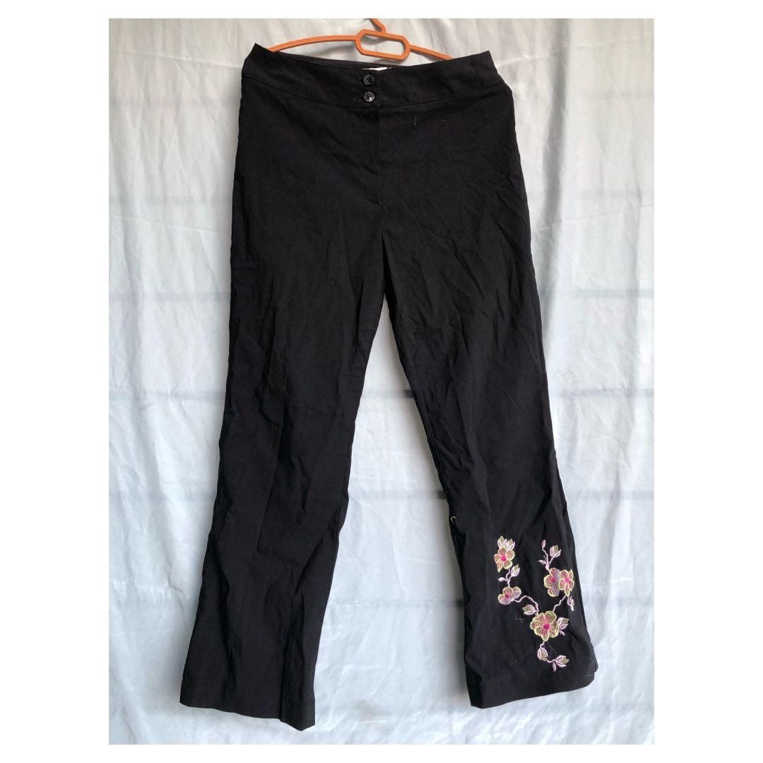 seluar slack hitam slim fit