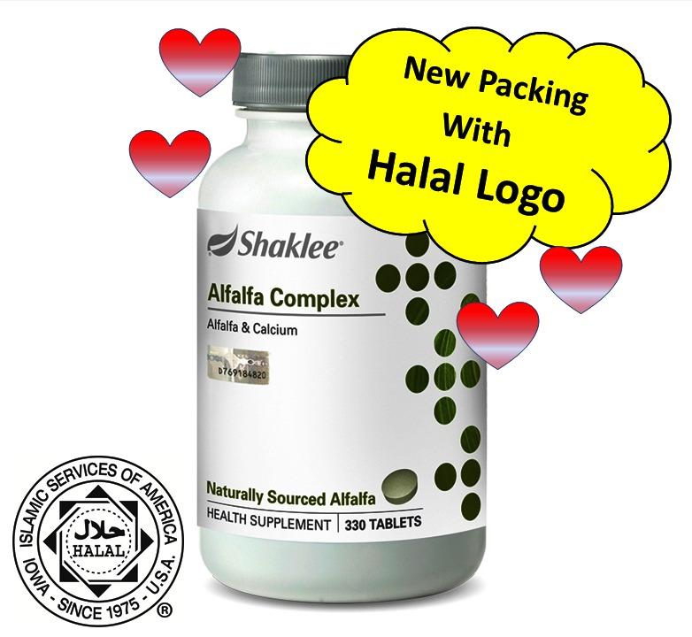 Shaklee Alfalfa Complex With Calcium an AntiInflammatory, Babies