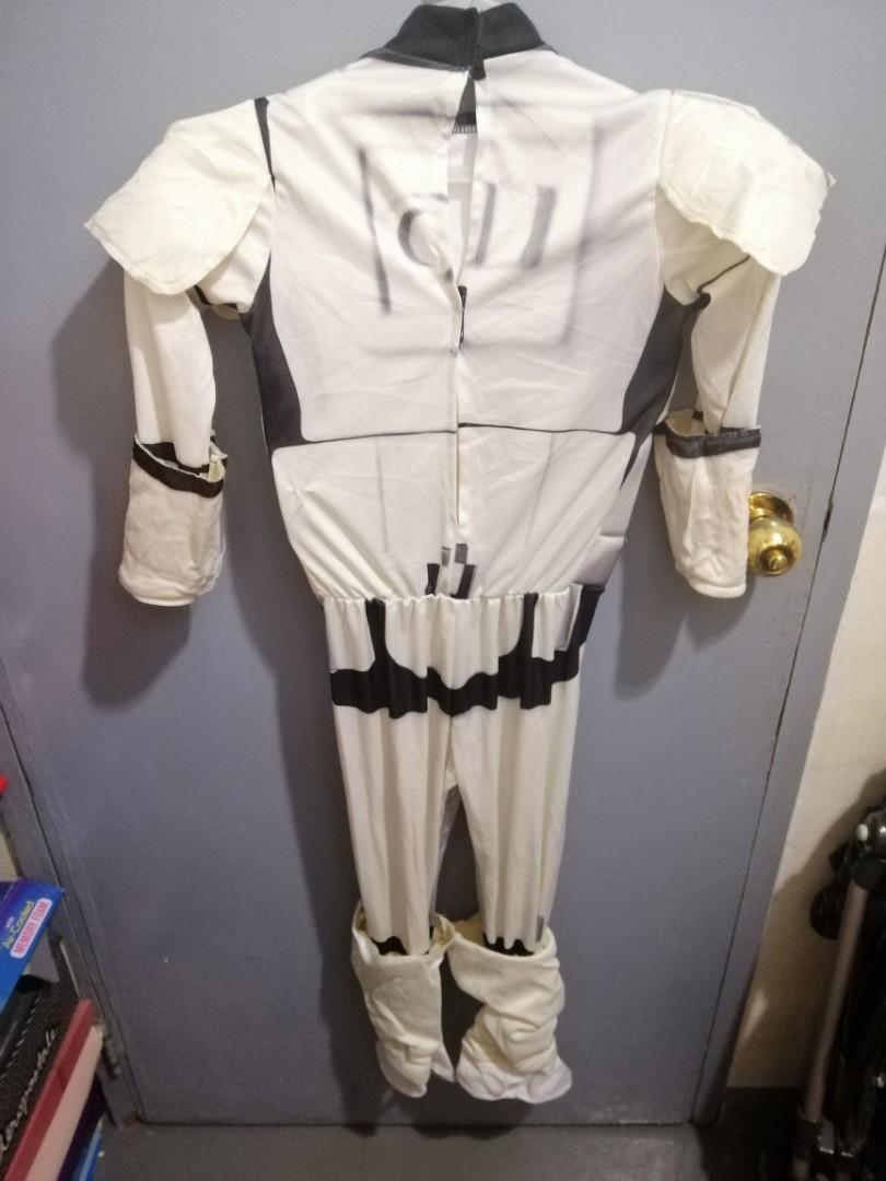 Starwars Storm Trooper (Category: Babies & Kids Fashion) located in Manila. Submitted by kzpot (Listing ID 1029493717, Image 2). Description: Padded star troopers in starwars 6-7T EUC WITH FLAWS SA SHOES PART LONG- 40 INCHEZ CHEST - 14 INCHEZ.