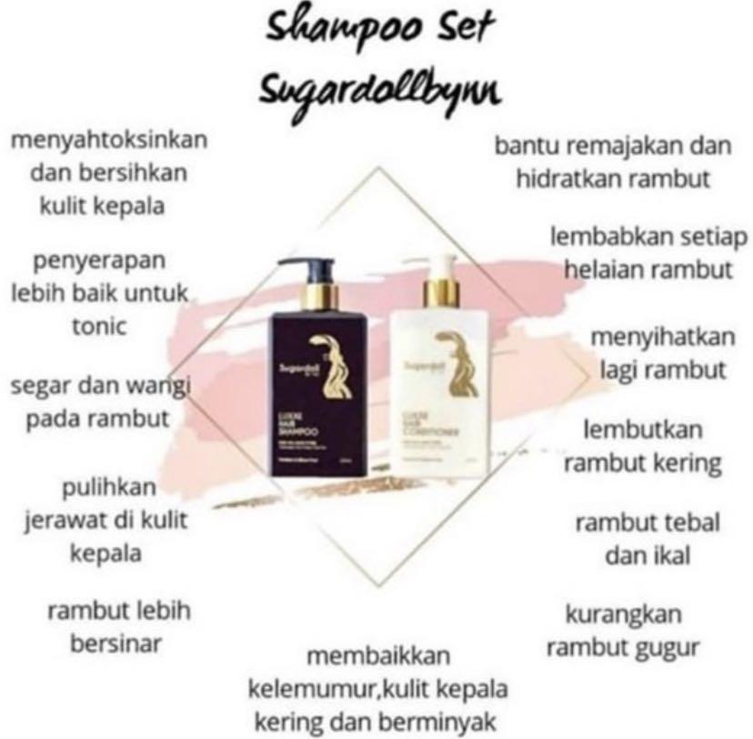 Sugardoll Shampoo Set Shampoo Conditioner Health Beauty Hair Care On Carousell