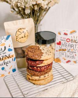 Duo Large Cookies Gift Treats