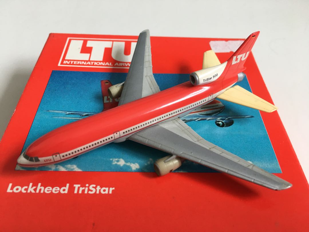 超值tristar Herpa 1 500飛機模型ltu International Airways Lockheed L 1011 500 Tristar 玩具 遊戲類 玩具 Carousell
