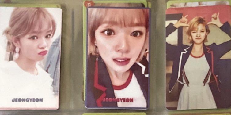 twice jeongyeon signal photocards pcs