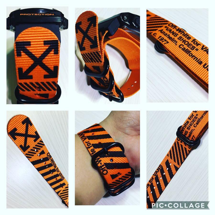 g shock x off white