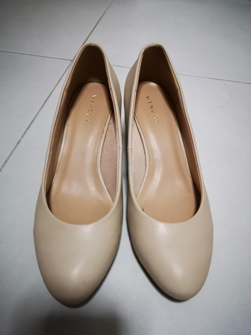 nude colour wedges
