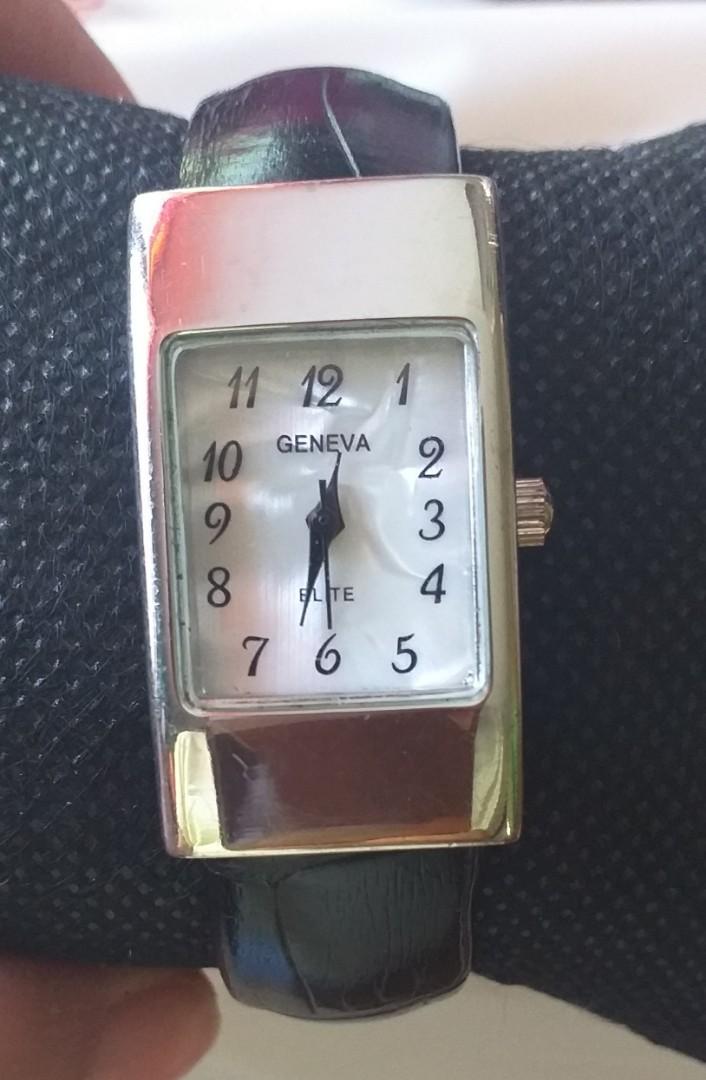 Geneva elite sales bracelet watch