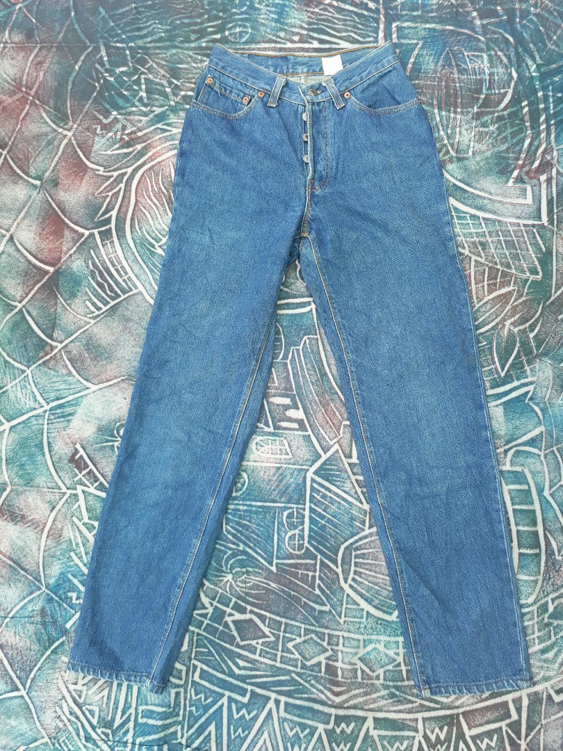 Vintage Levi s 501 petite high waist jeans usa Women s Fashion