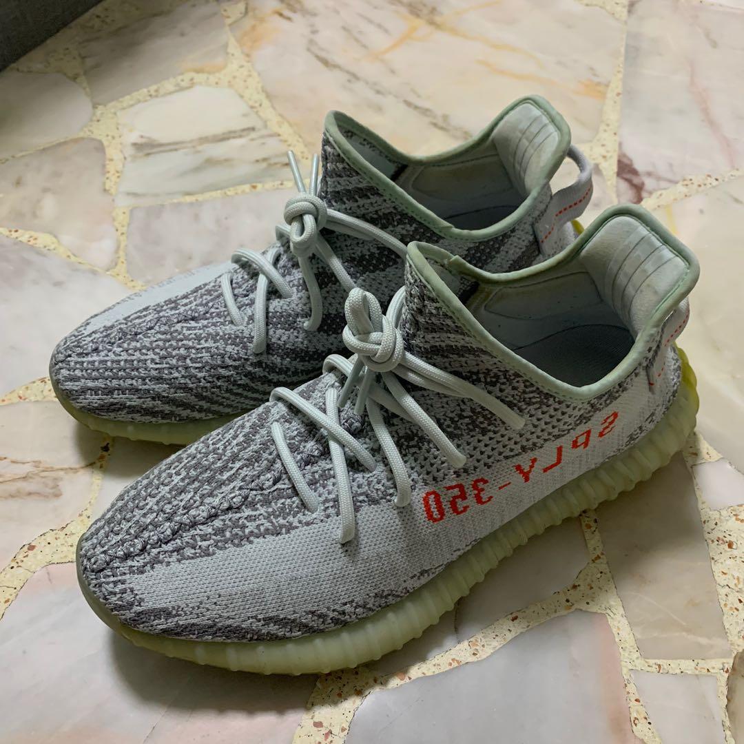 Adidas yeezy boost 350 v2 blue tint top mens
