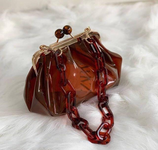 Zara acrylic bag outlet