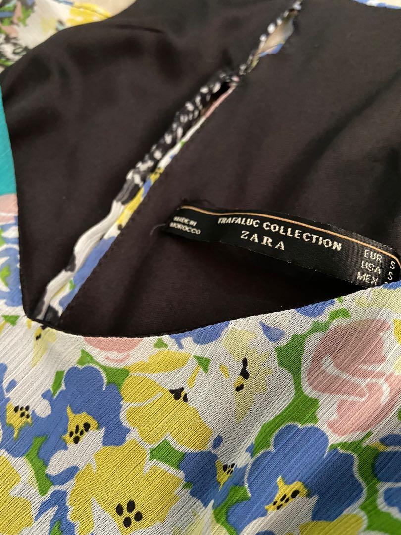 Zara Patchwork Dress (Category: Dresses) located in Paranaque City. Submitted by nikkis100 (Listing ID 1029468034, Image 2). Description: Zara Mini Dress Used but in good condition Size S, fits true to size .